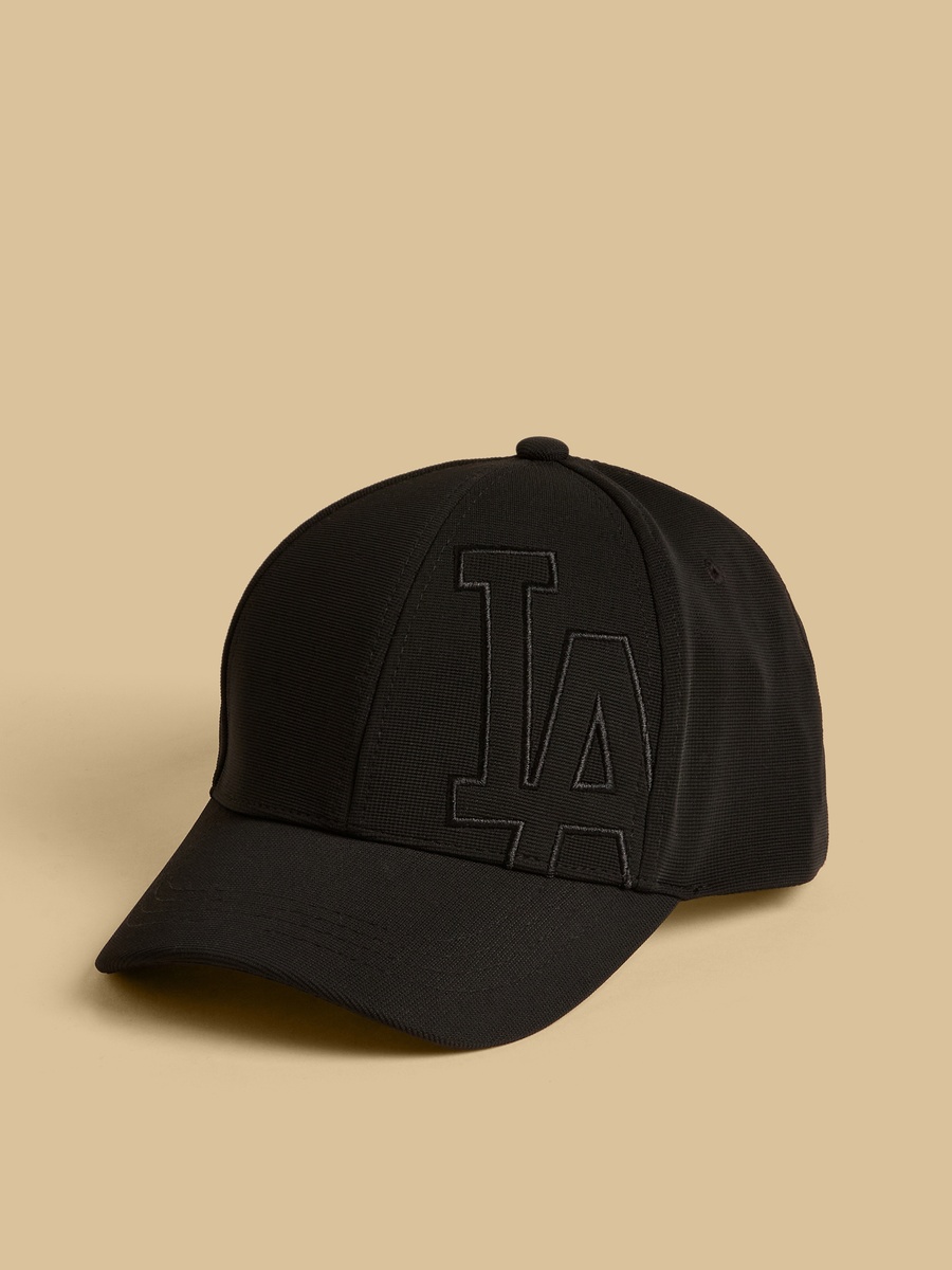 Embroidered Cap with Hook and Loop Strap Closure