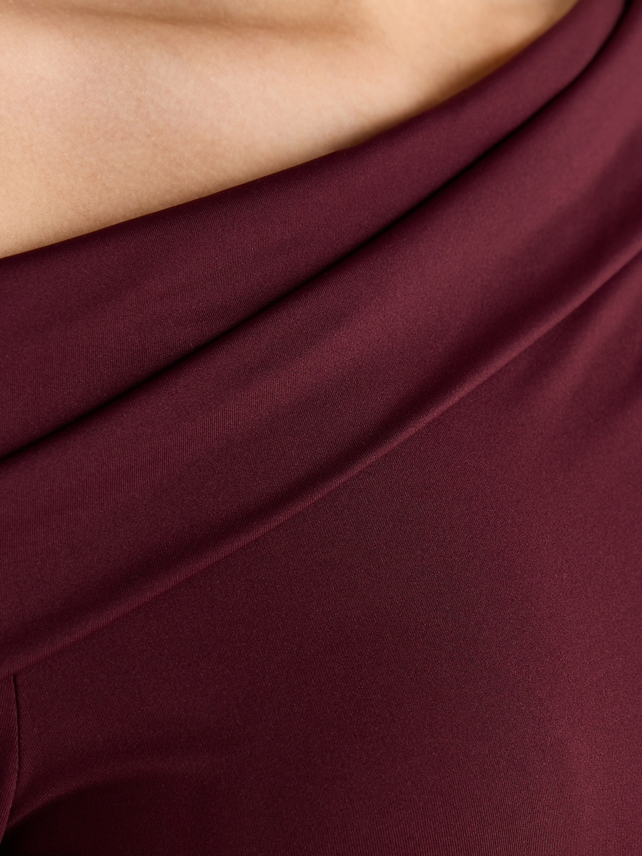 Ruched One Shoulder Top