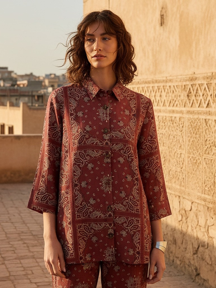 Printed Oversized Shirt