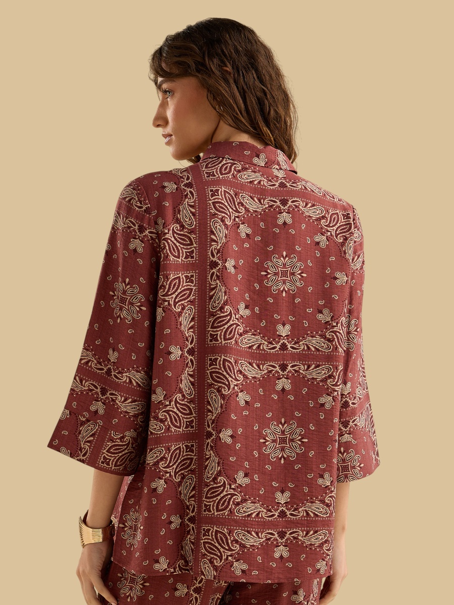 Printed Oversized Shirt