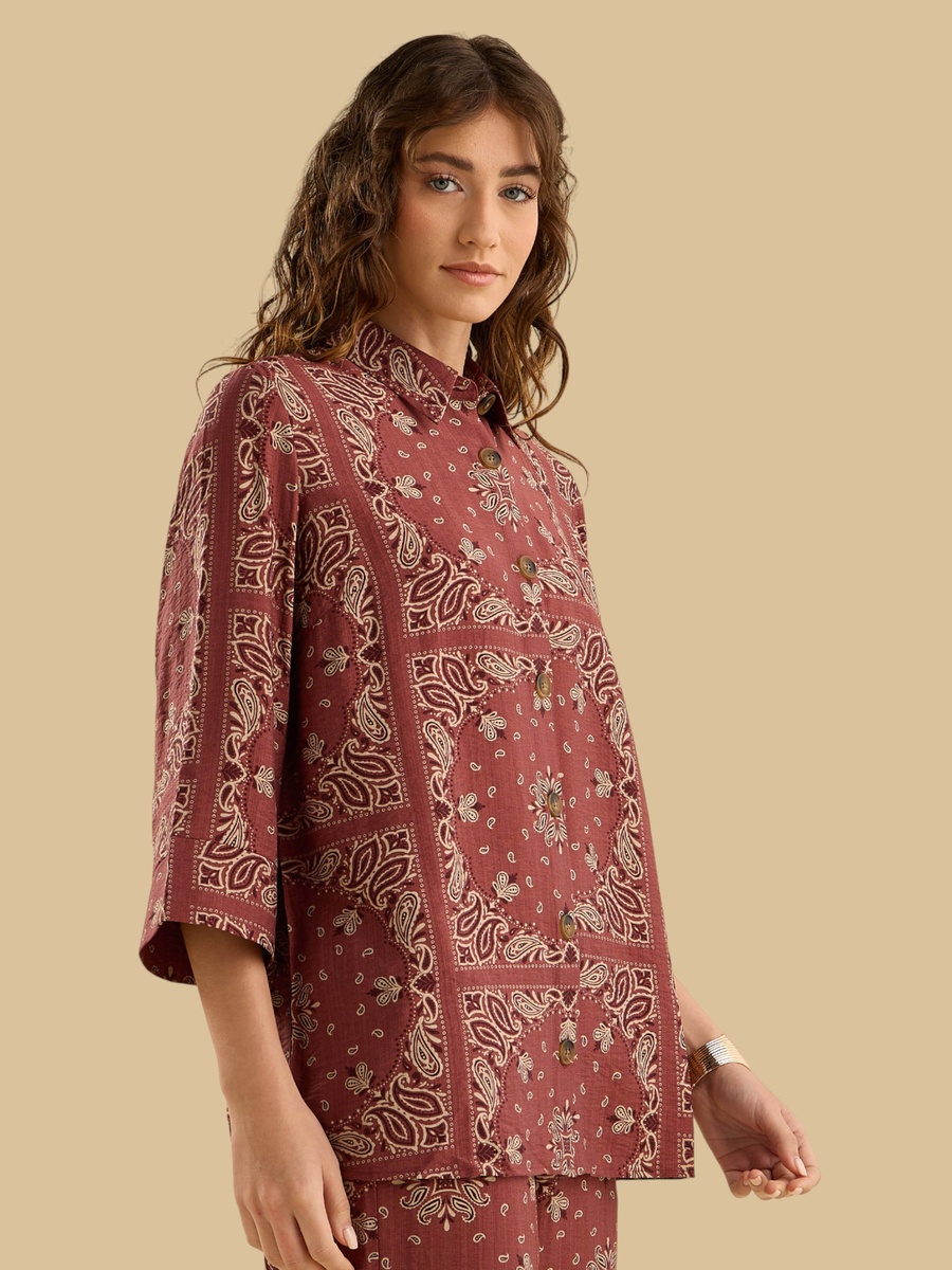 Printed Oversized Shirt