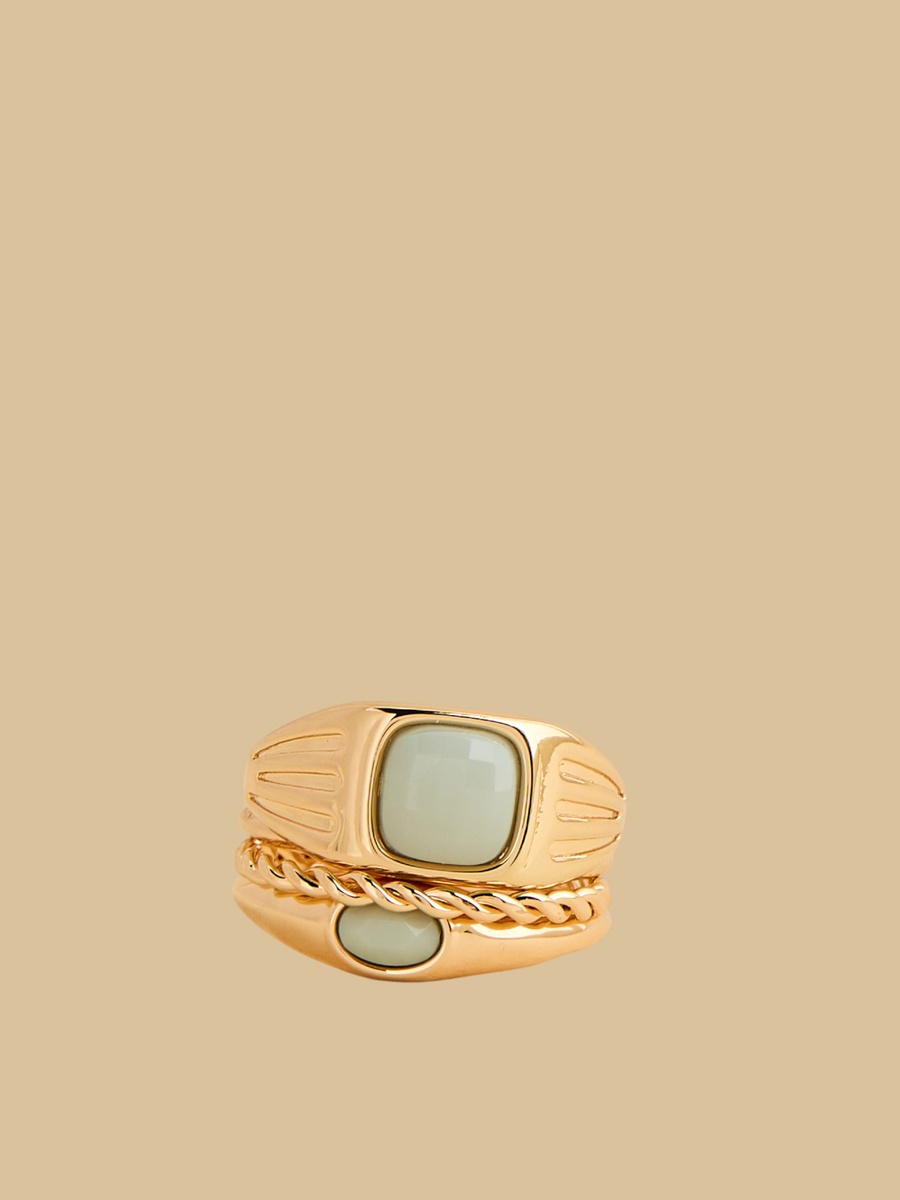 Pack of 4 - Assorted Metallic Ring