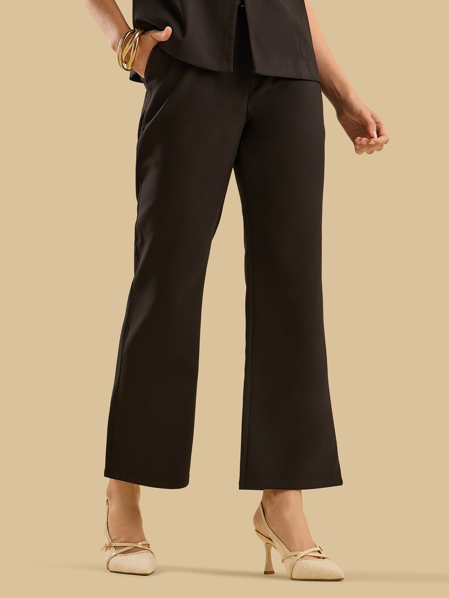 Flared Leg Trousers