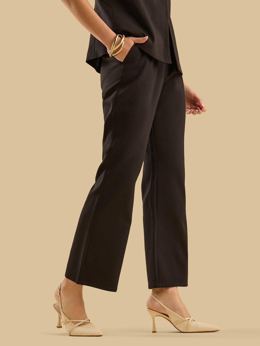 Flared Leg Trousers