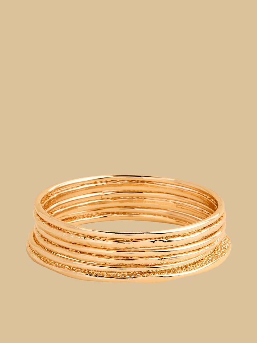 Pack of 6 - Metallic Bangle
