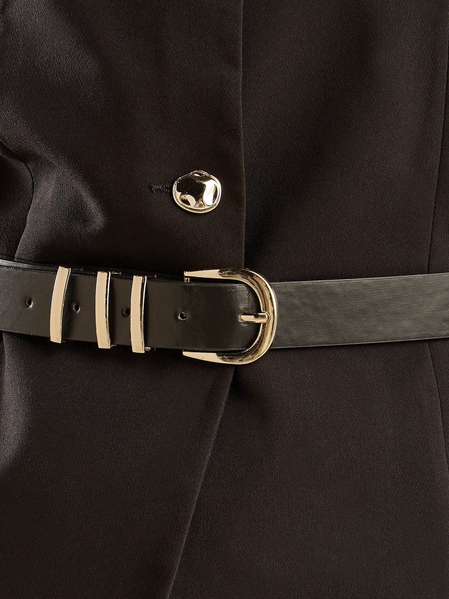 Belted Sleeveless Jacket
