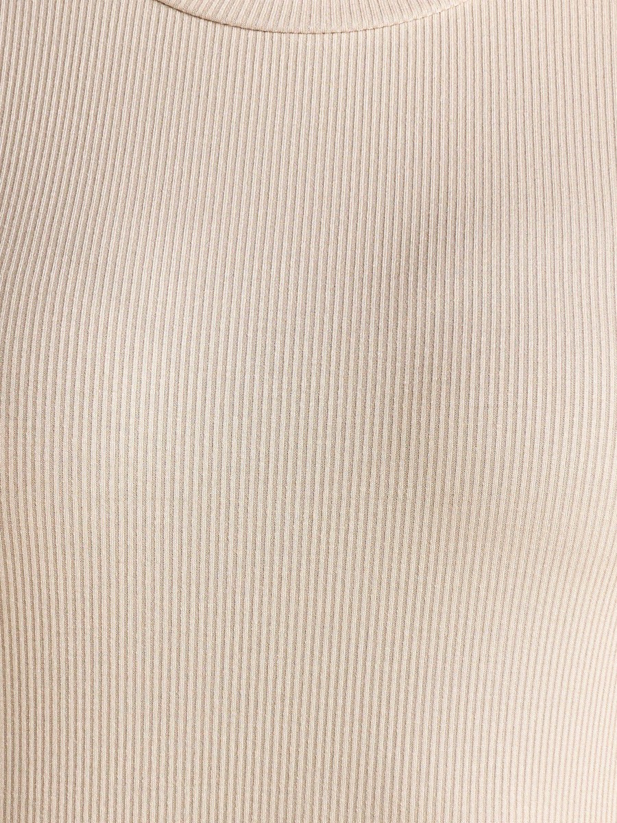 Ribbed Tiered Midi Dress