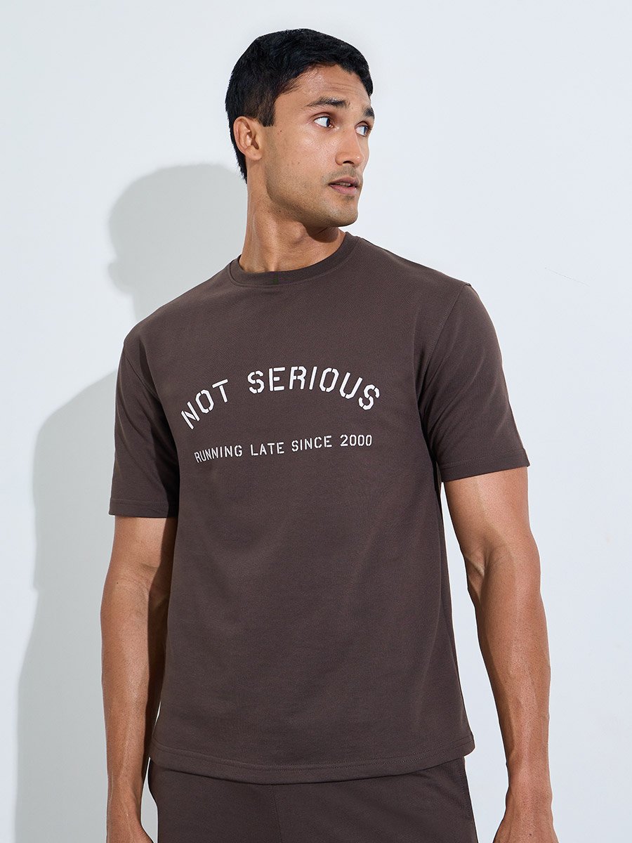 Men Slogan Print Oversized T-Shirt and Shorts Set
