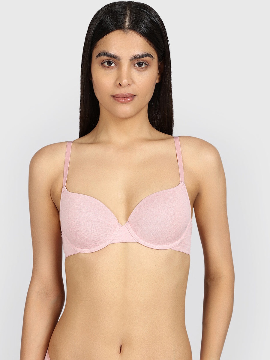 Padded Wired Remix Demi Lightly Lined Heather Bra