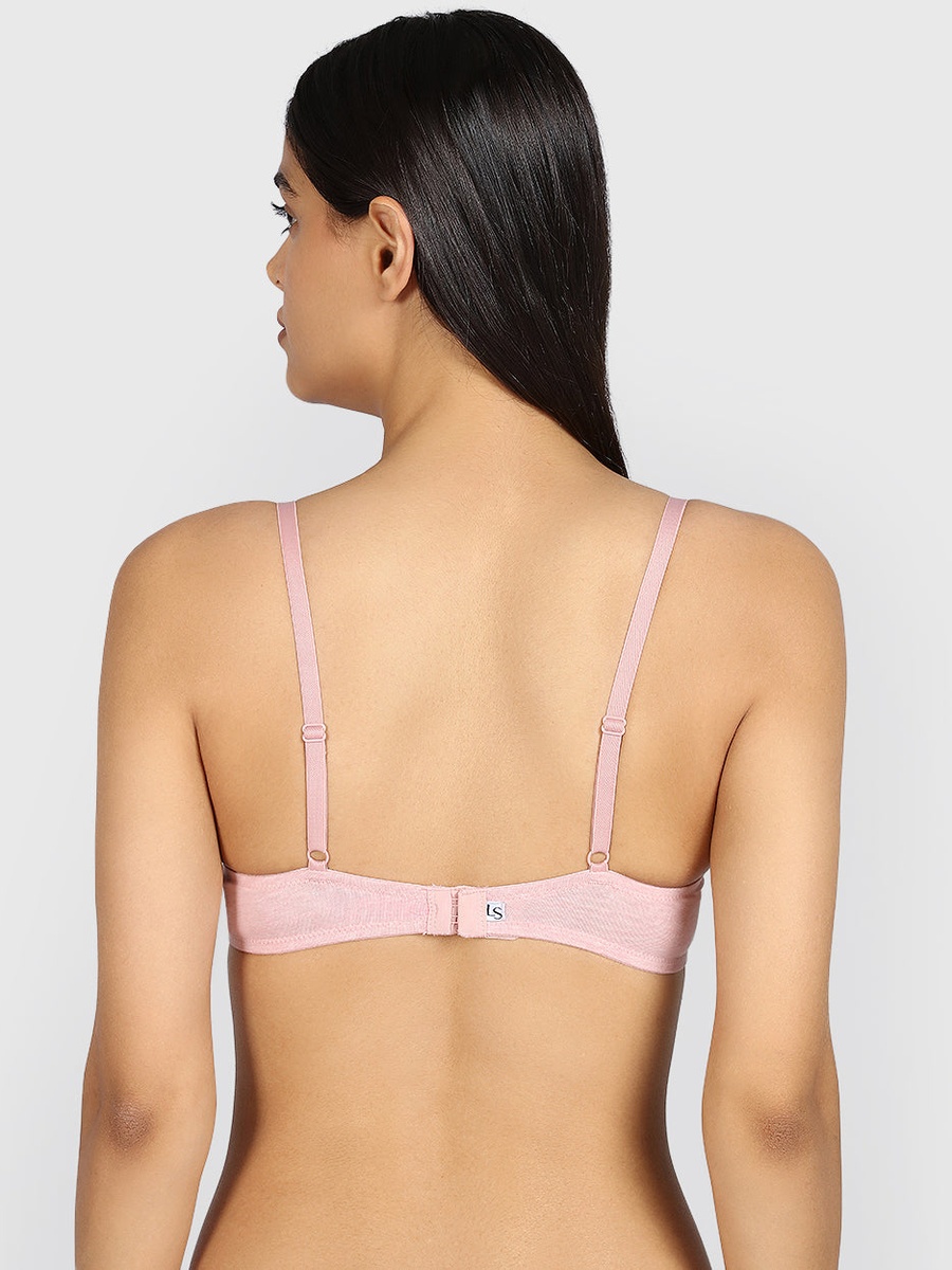 Padded Wired Remix Demi Lightly Lined Heather Bra