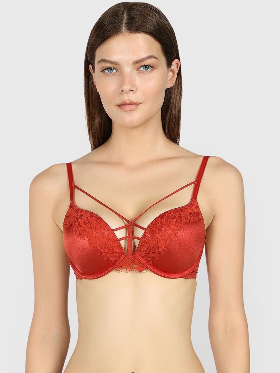 Obvious Double Pushup Plunge Bra