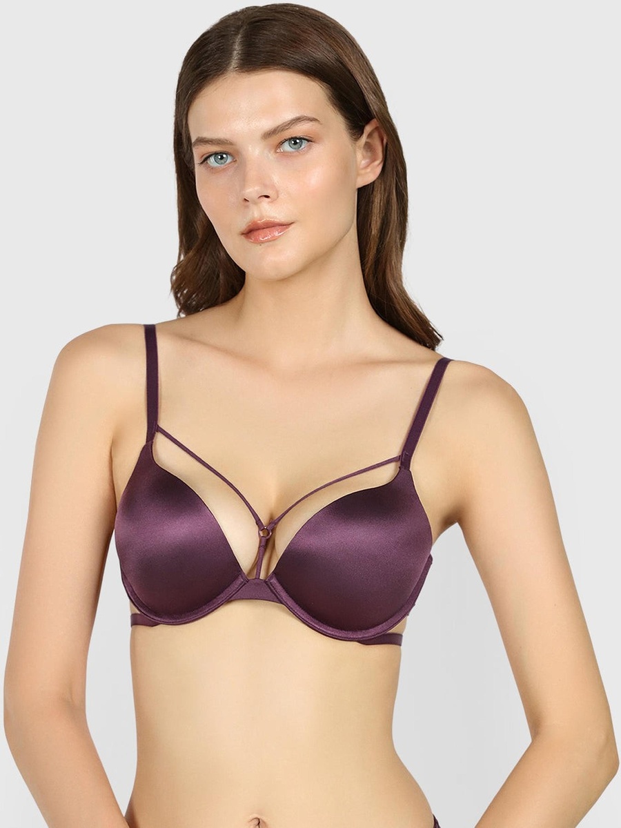 Obvious Double Pushup Plunge Bra