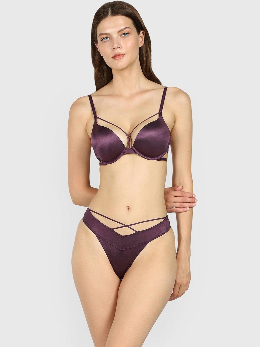 Obvious Double Pushup Plunge Bra