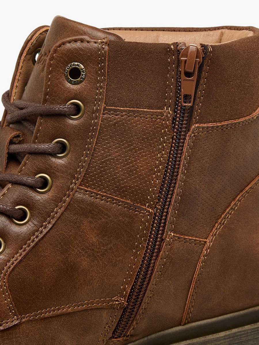 بوت بطول الكاحل ورباط إغلاق للرجال