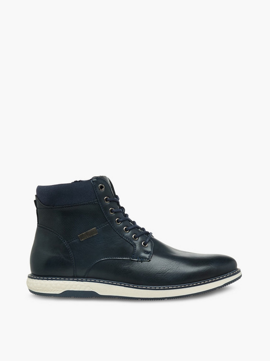 Men Lace-Up Ankle Boots