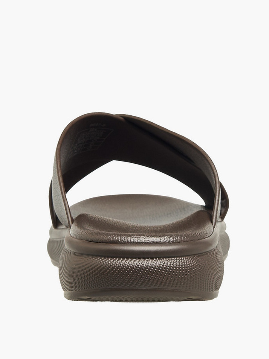 Men Solid Cross Strap Sandals