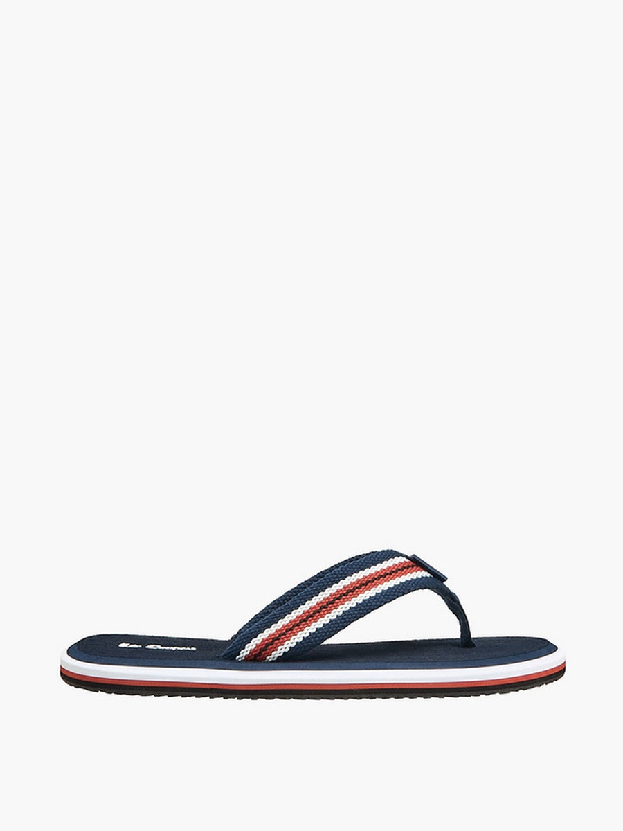 Men Striped Flip Flops