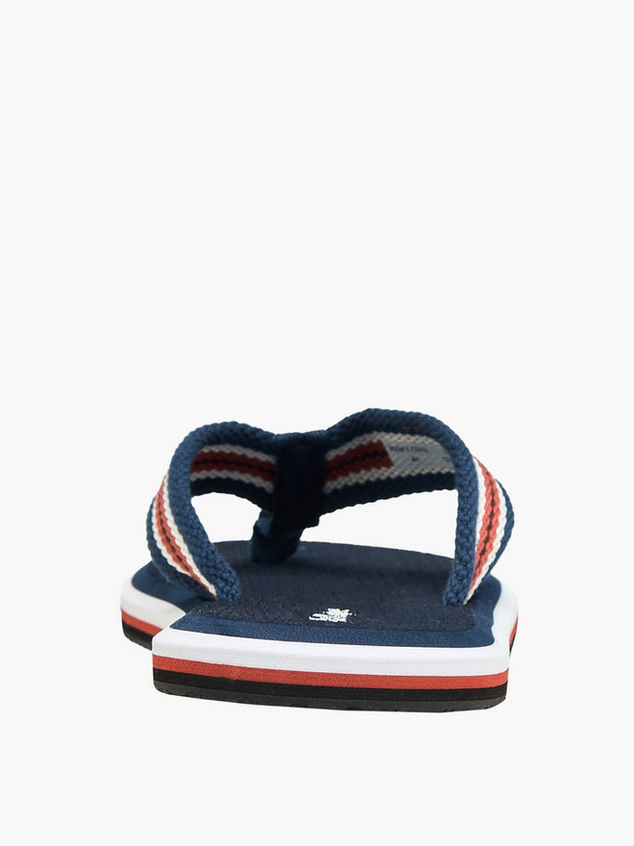 Men Striped Flip Flops