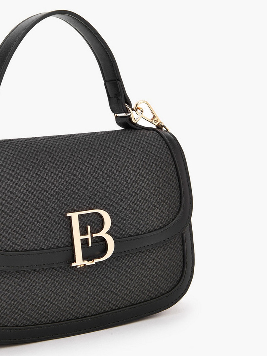 Logo Detail Crossbody Bag with Chain Strap