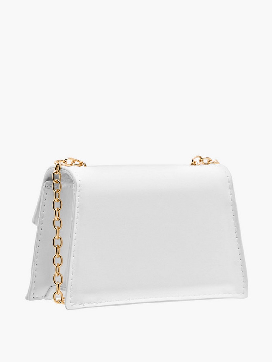 Butterfly Embellished Crossbody Bag with Chain Strap 