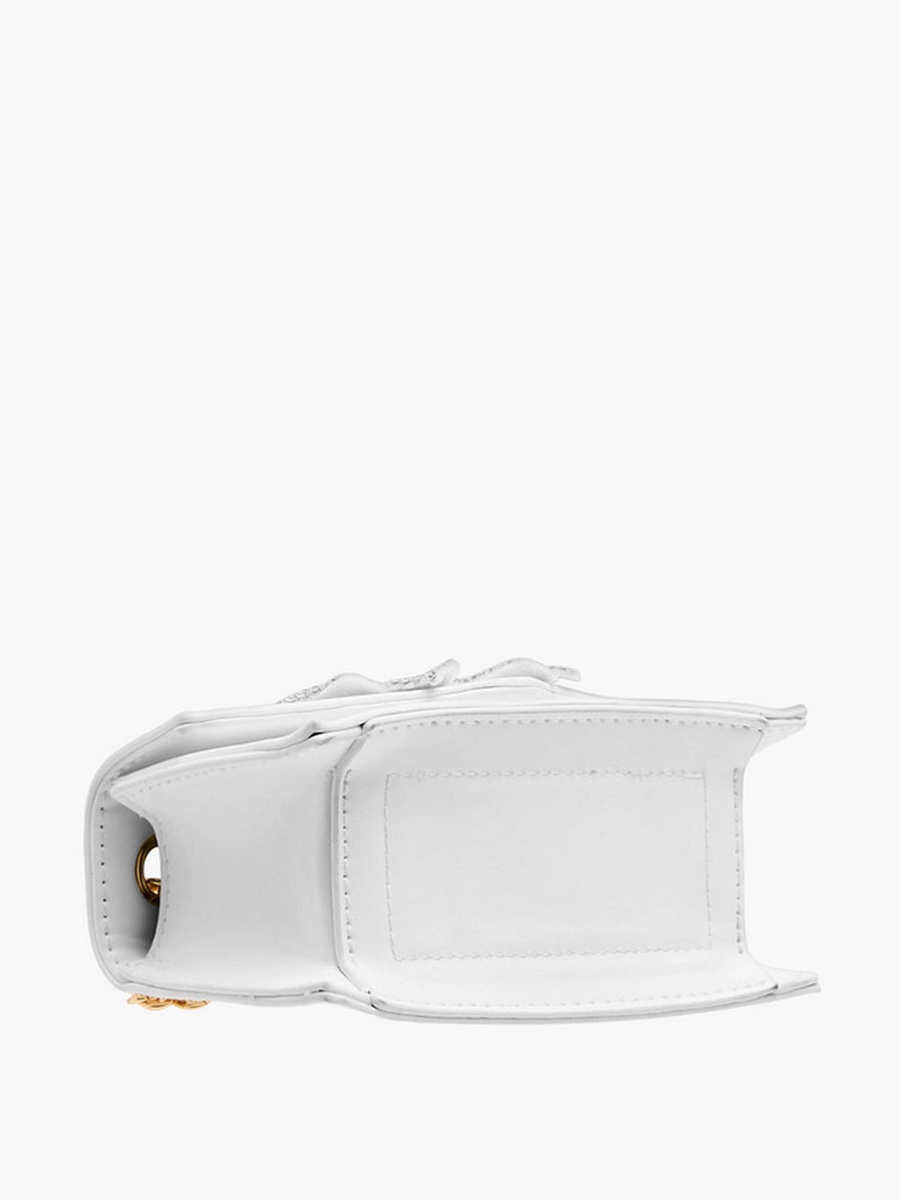 Butterfly Embellished Crossbody Bag with Chain Strap 