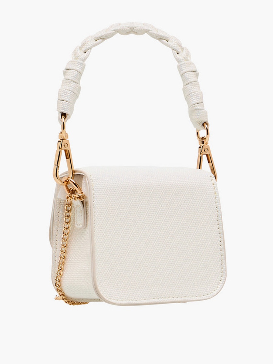Embellished Butterfly Crossbody Bag with Chain Strap 