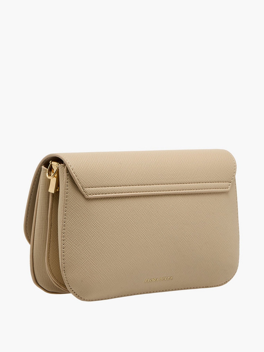 Textured Crossbody Bag with Detachable Chain Strap