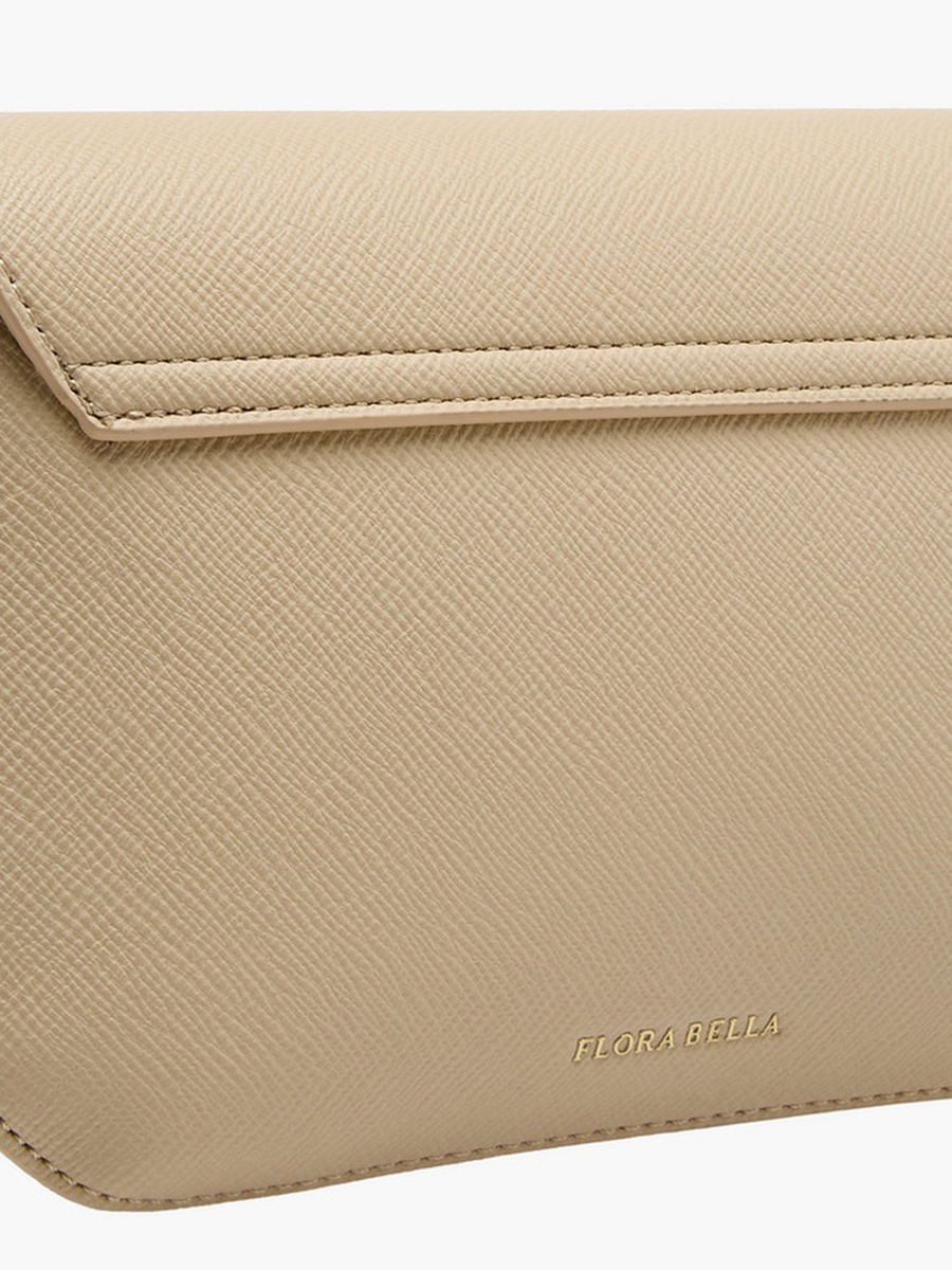 Textured Crossbody Bag with Detachable Chain Strap