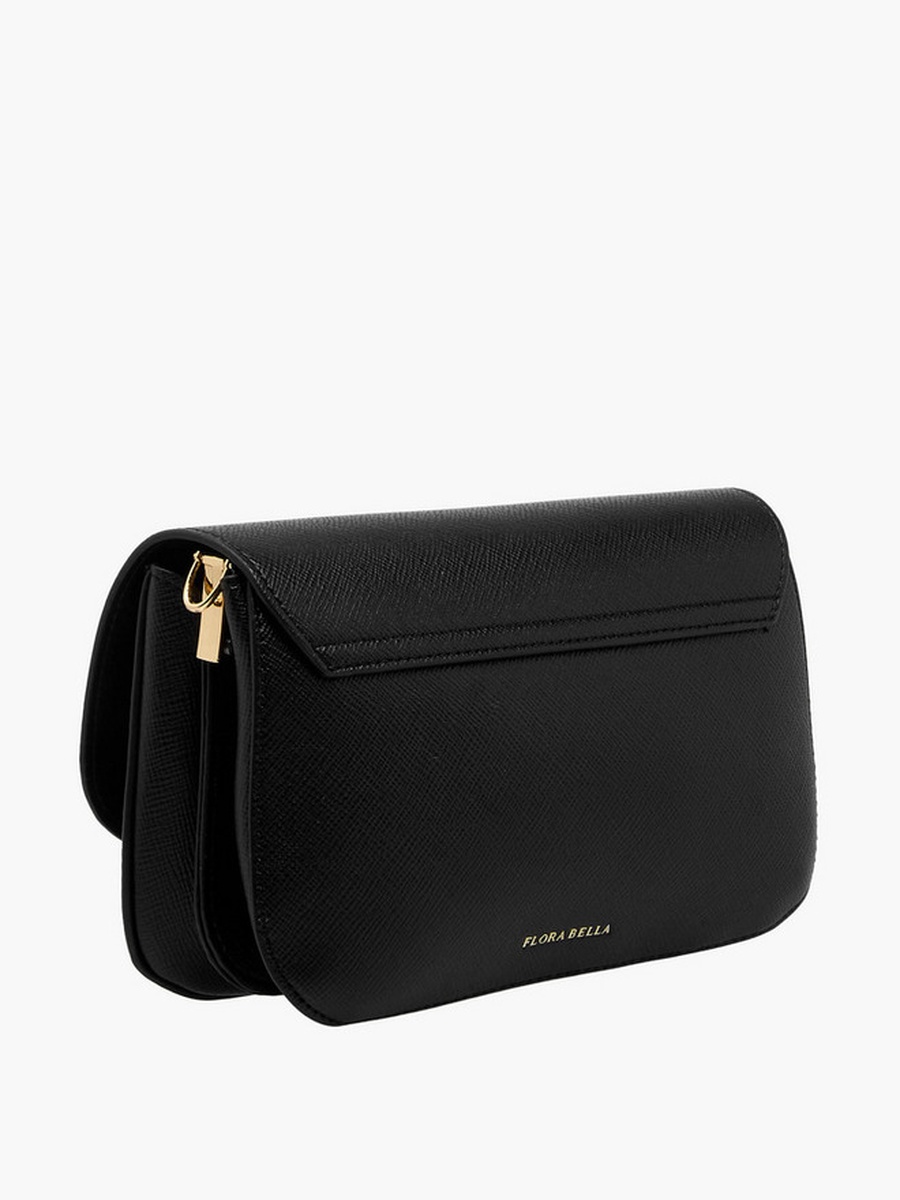 Textured Crossbody Bag with Detachable Chain Strap