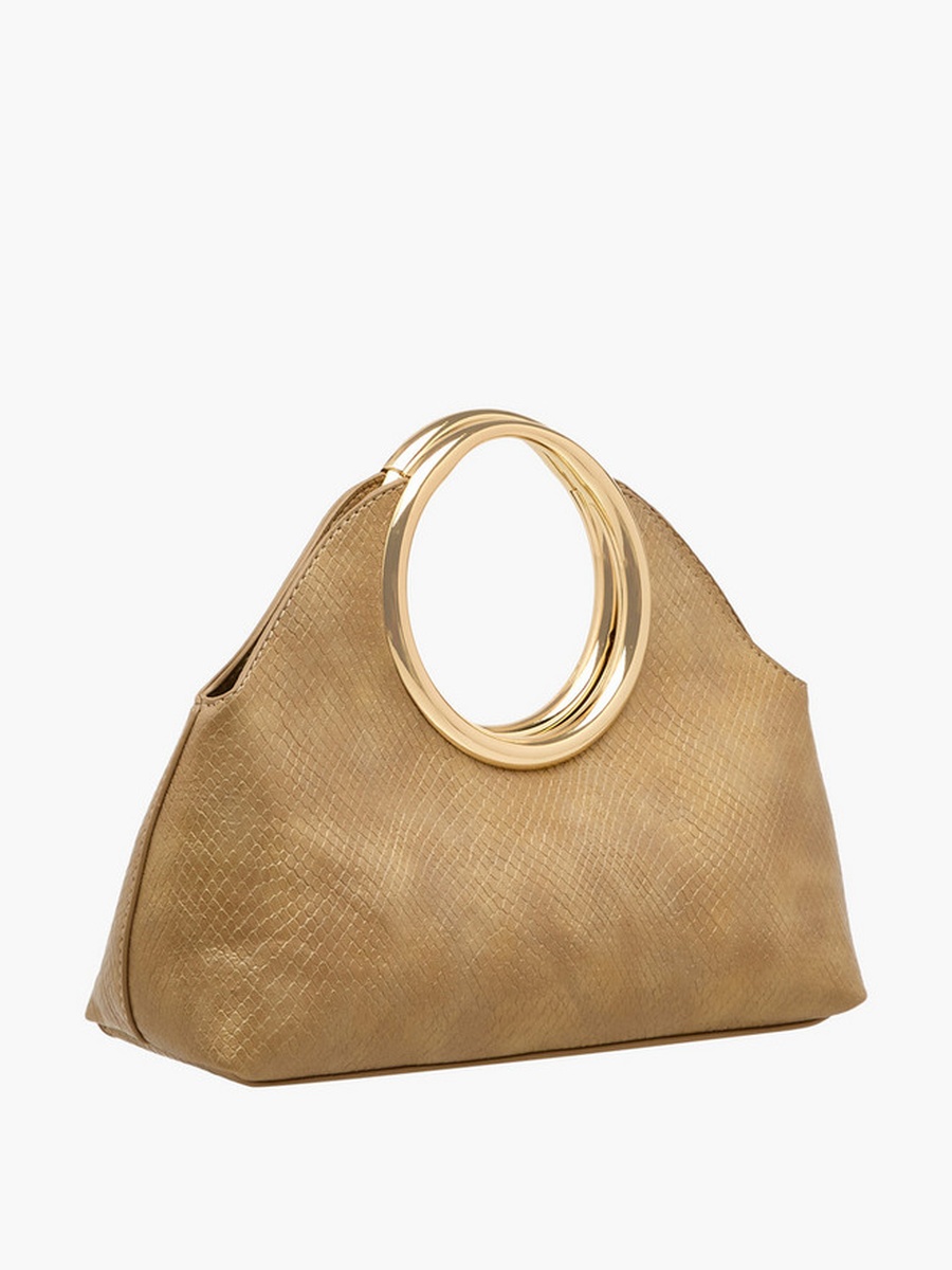 Textured Crossbody Bag with Detachable Chain Strap