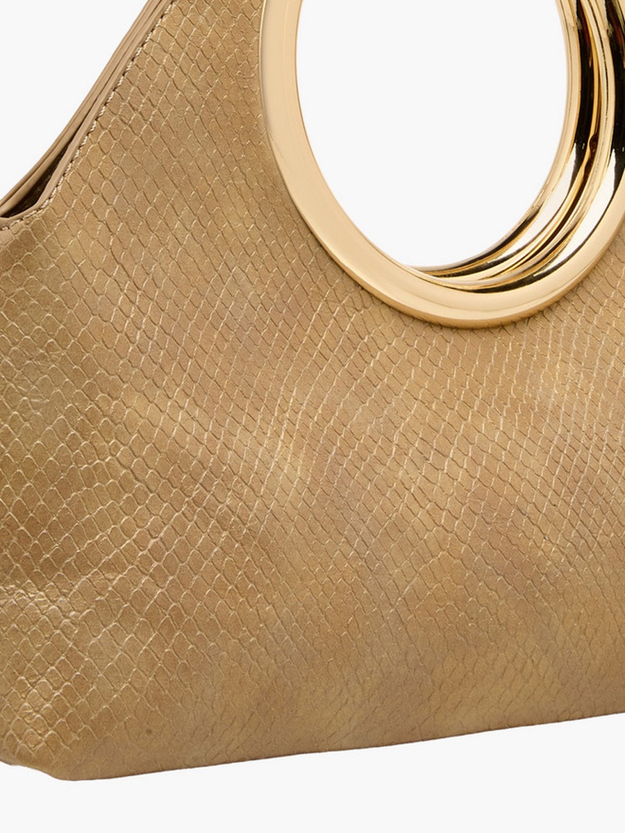 Textured Crossbody Bag with Detachable Chain Strap