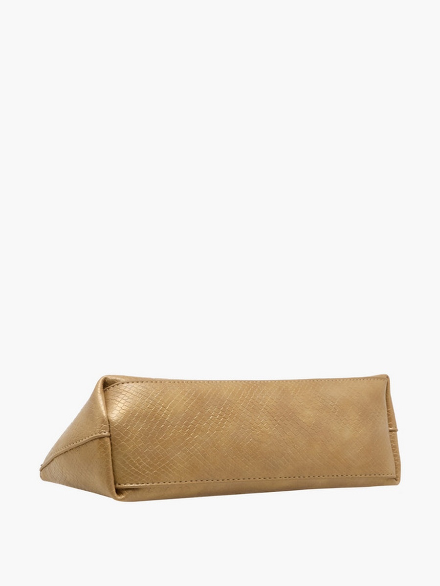 Textured Crossbody Bag with Detachable Chain Strap