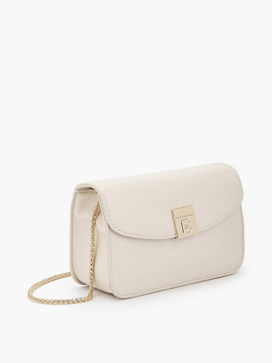 Logo Accent Crossbody Bag with Chain Strap