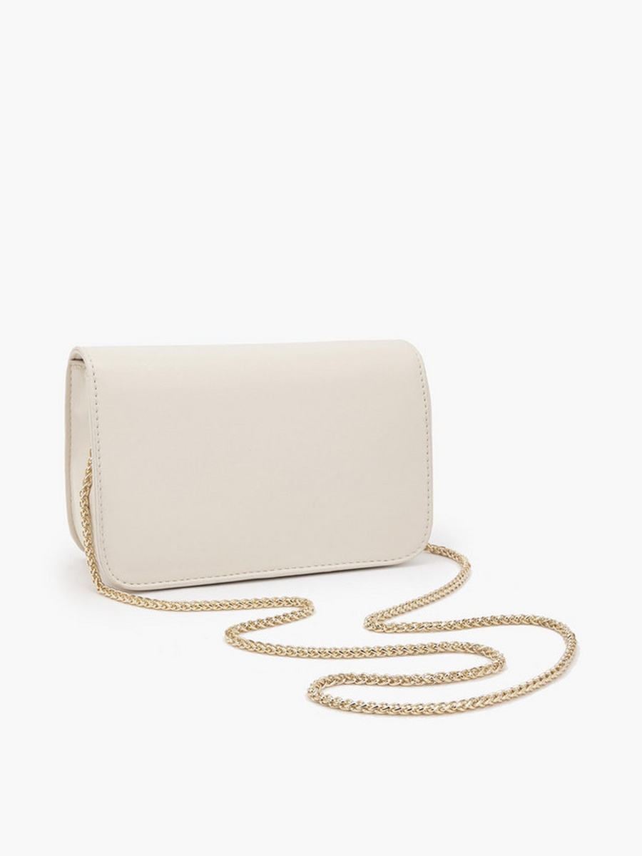 Logo Accent Crossbody Bag with Chain Strap