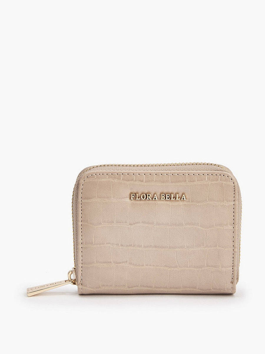 Textured Zip-Around Wallet