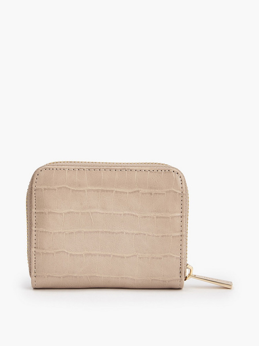 Textured Zip-Around Wallet