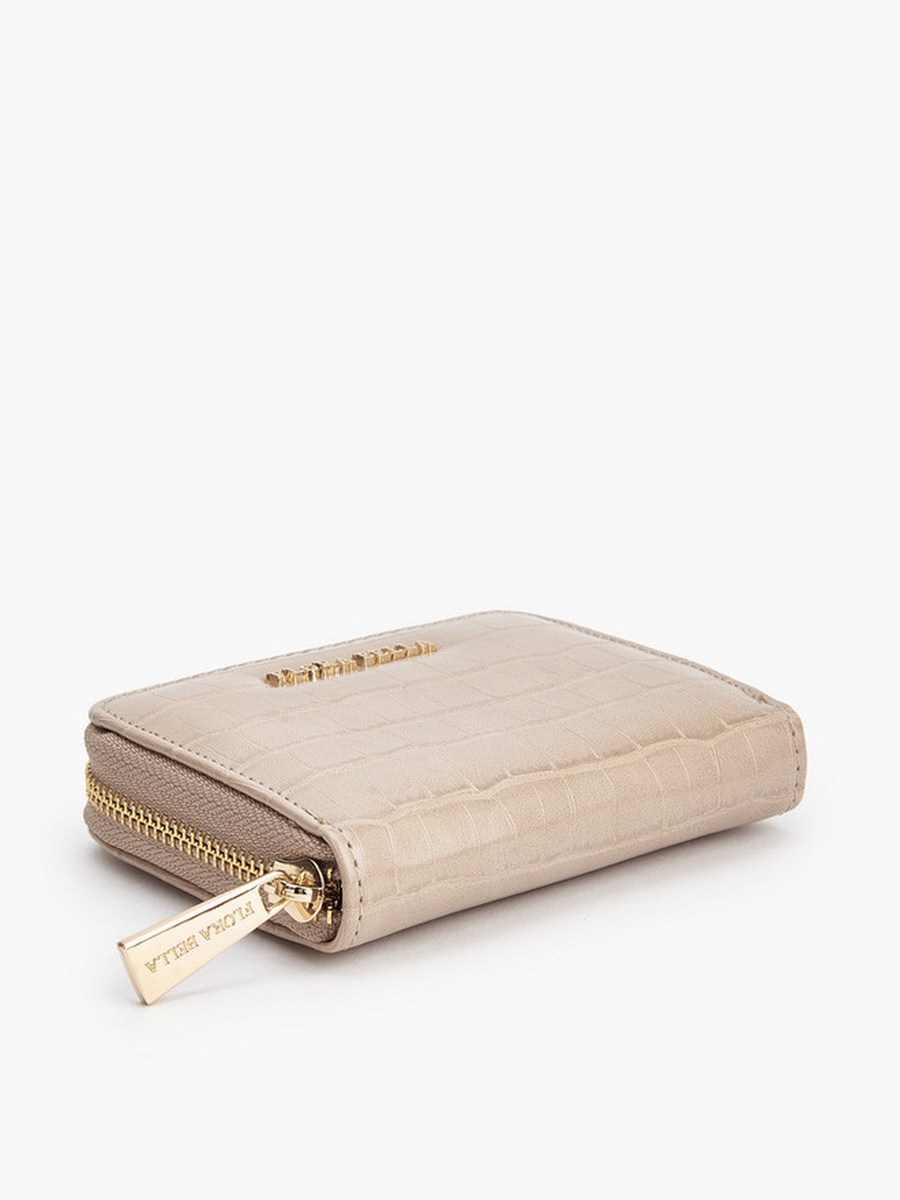 Textured Zip-Around Wallet