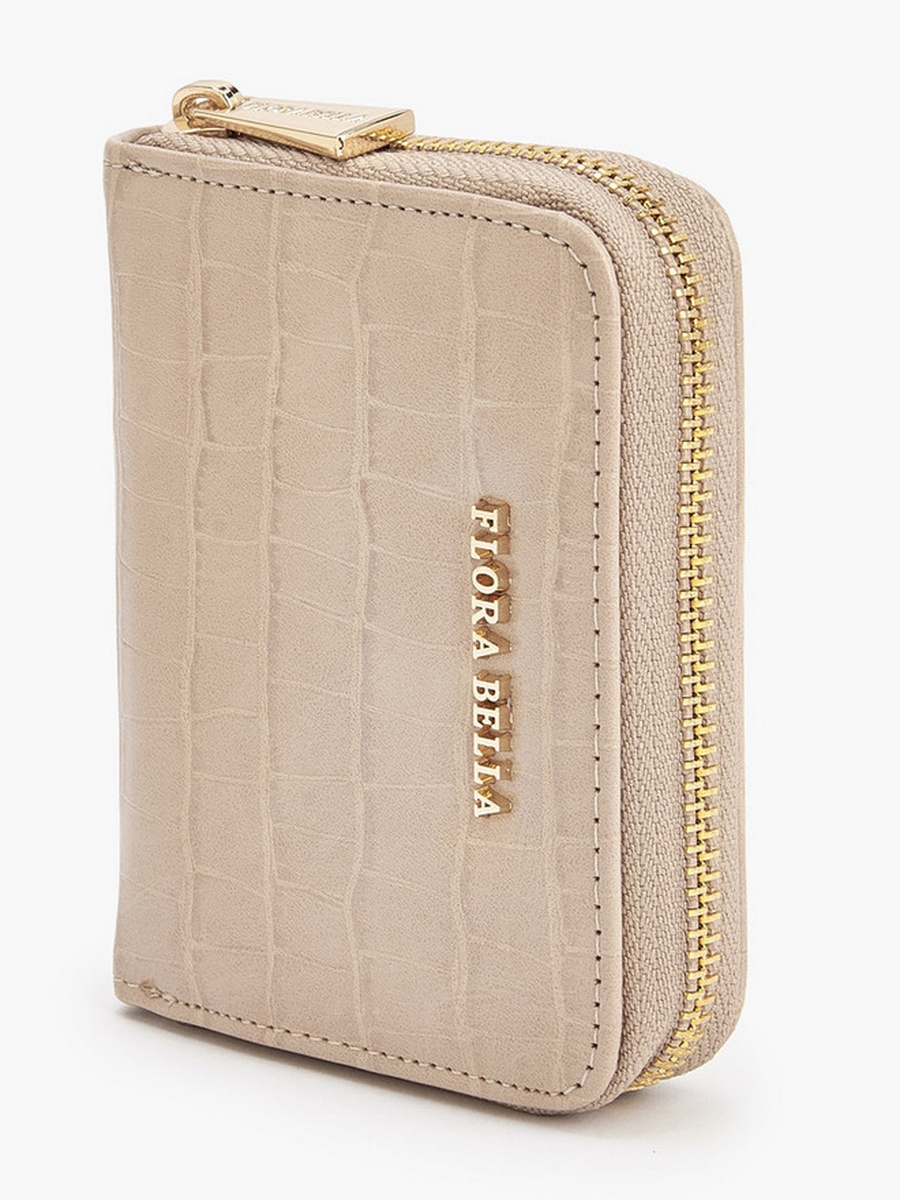 Textured Zip-Around Wallet