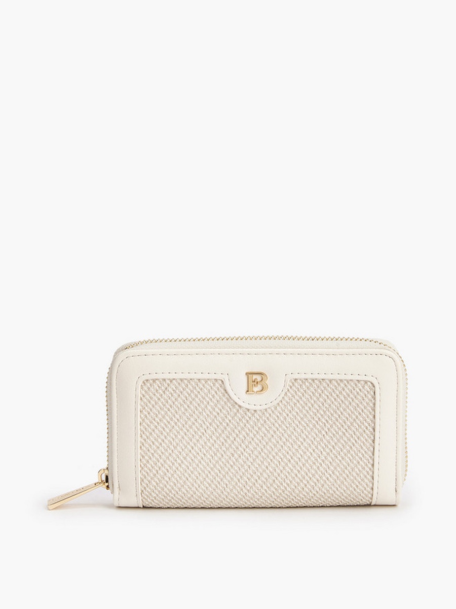 Textured Zip-Around Wallet