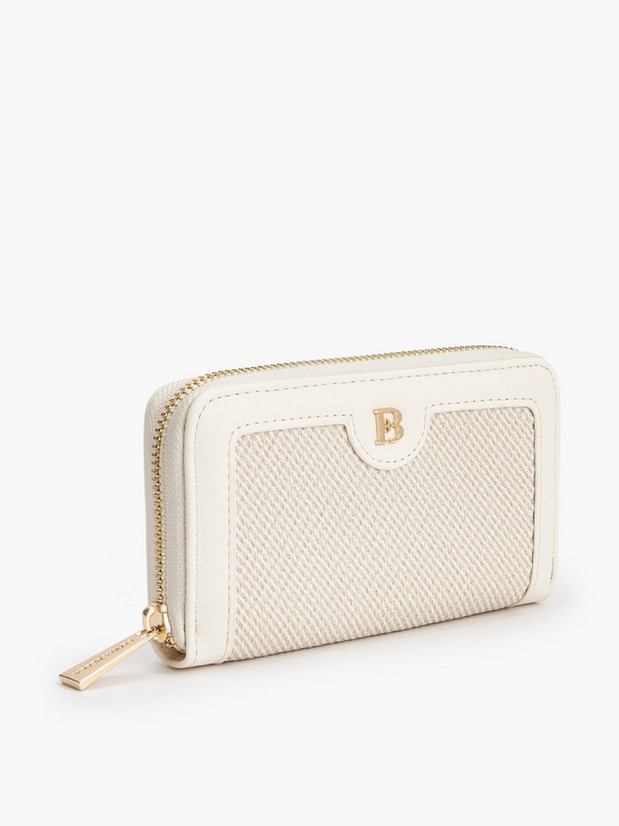 Textured Zip-Around Wallet