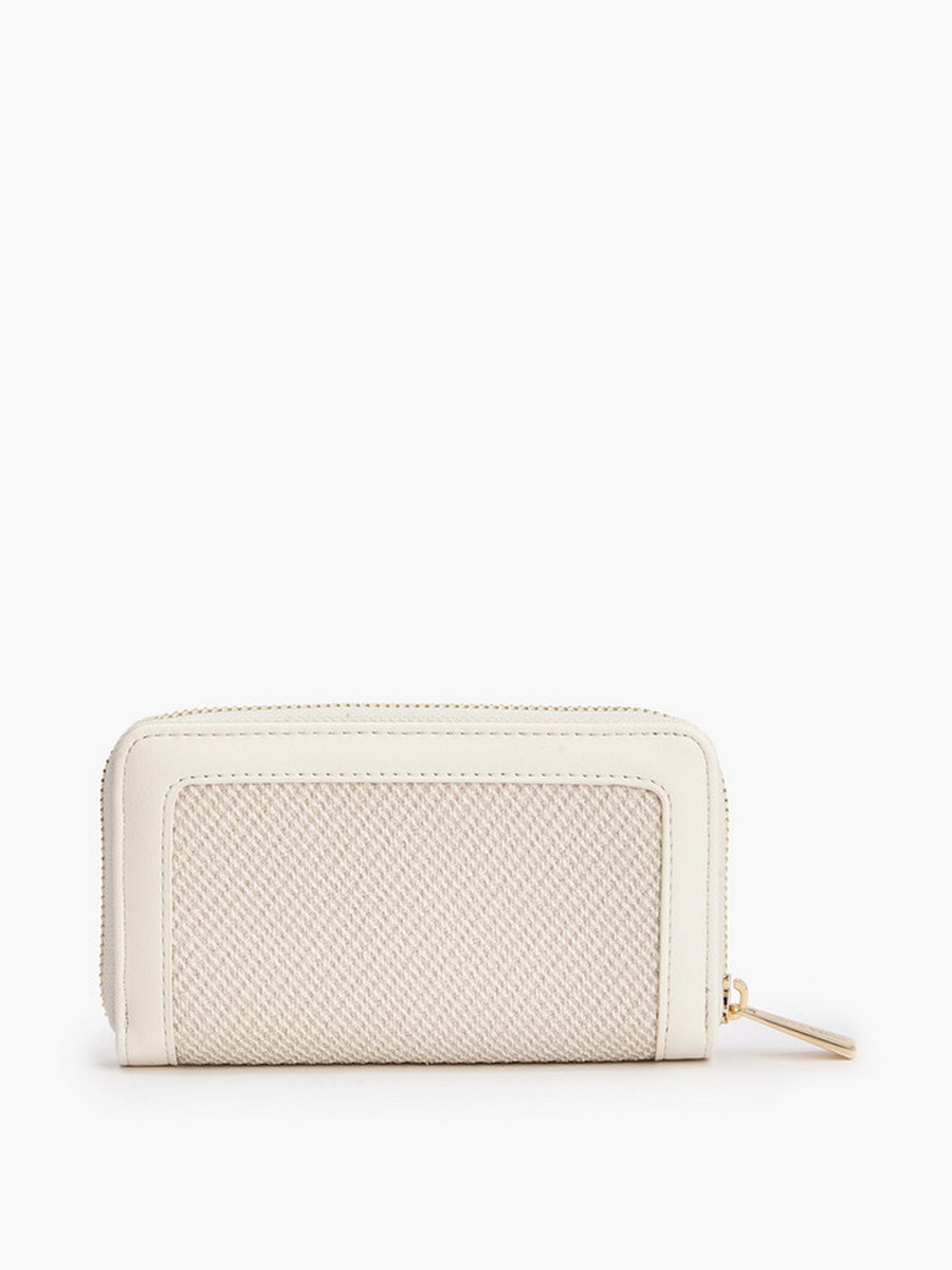 Textured Zip-Around Wallet