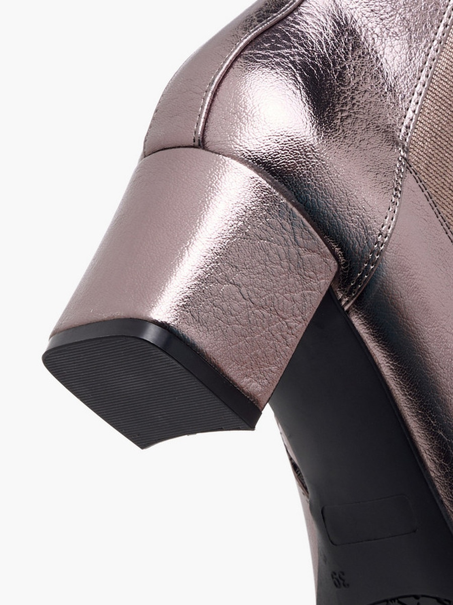 Women Block Heel Chelsea Boots