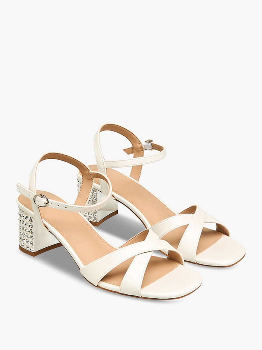 Women Embellished Block Heel Sandals 
