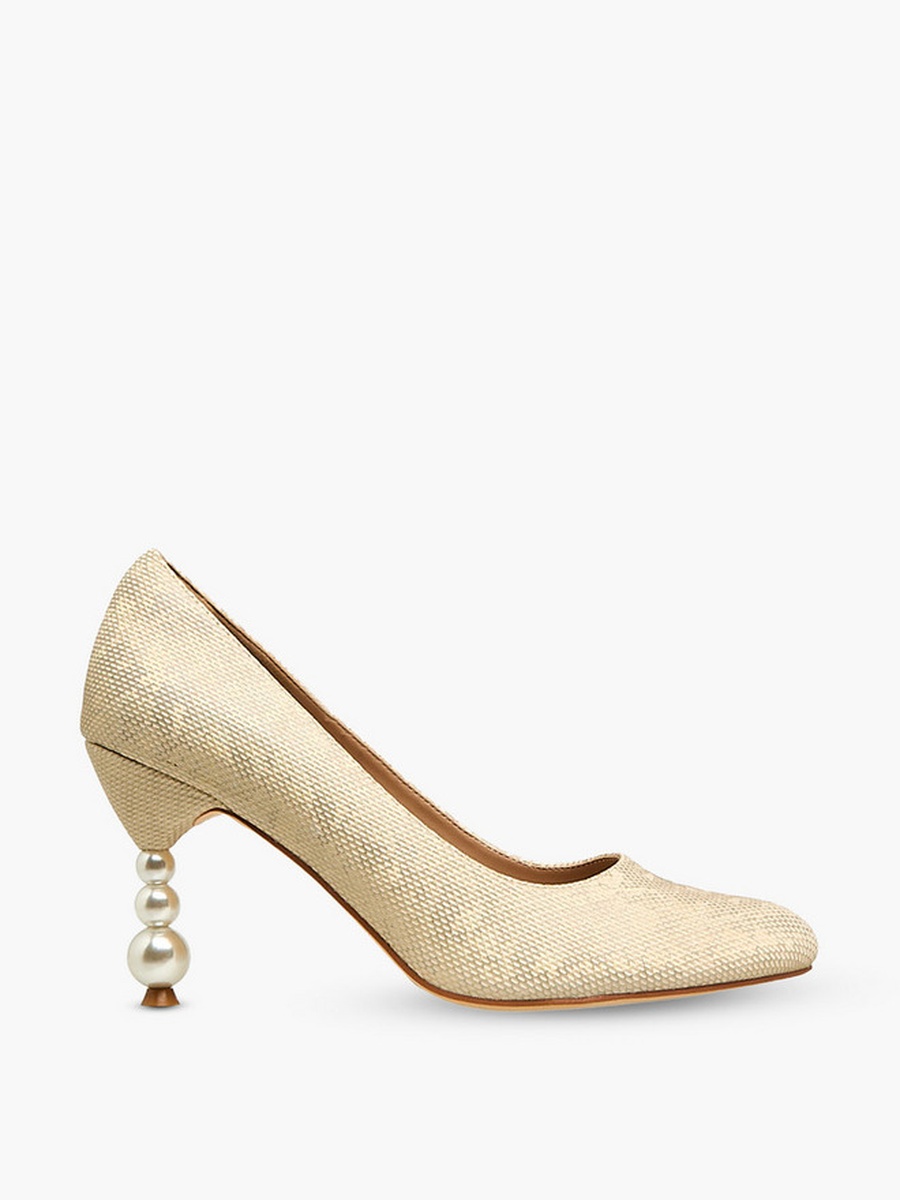 Women Pearl Shaped Heel Pumps 