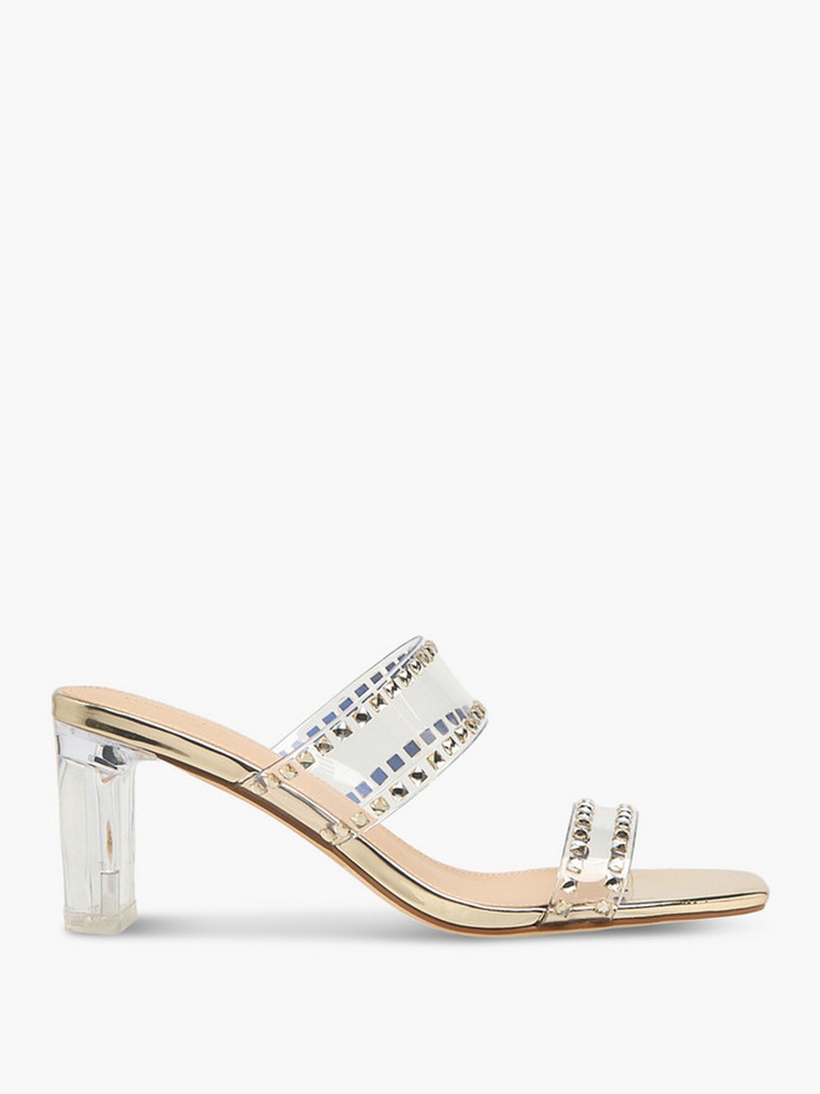 Women Embellished Block Heel Sandals 
