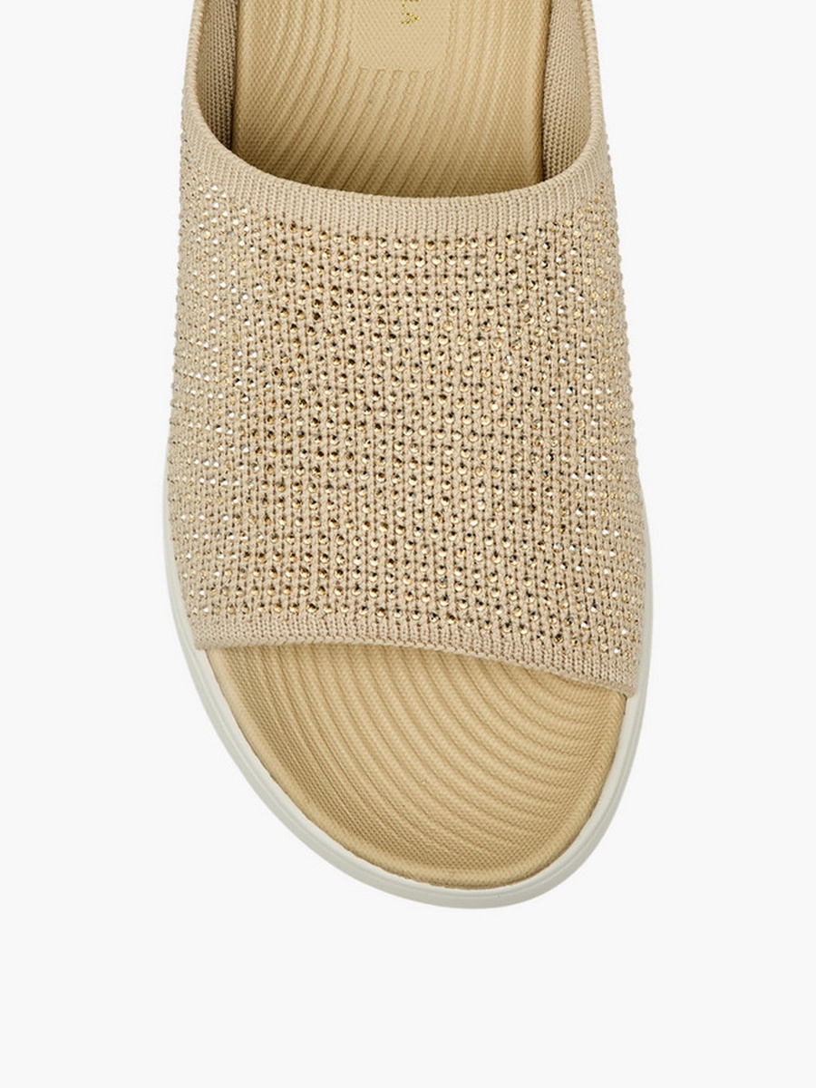Women Embellished Slip-On Sandals 