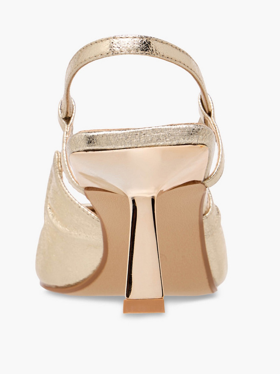 Women Cone Heel Slingback Shoes 