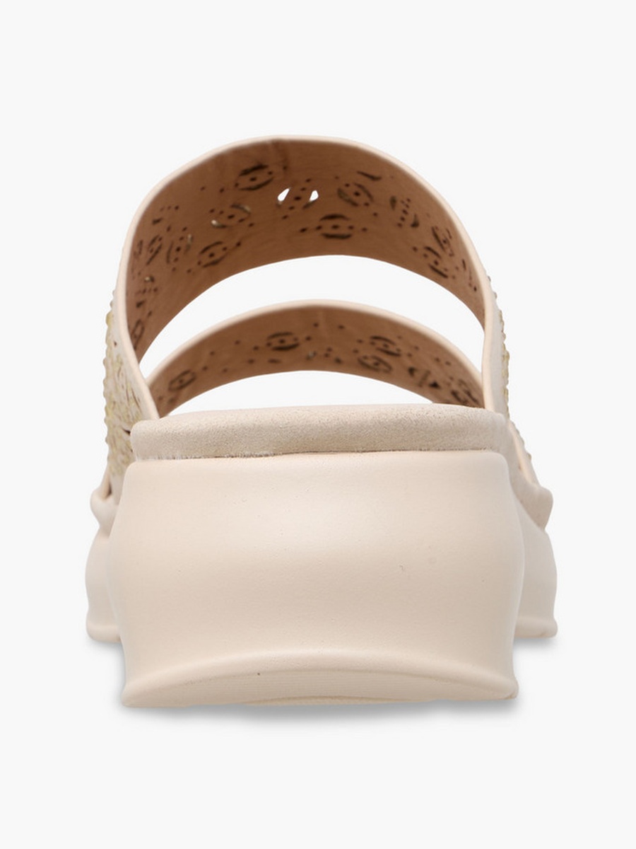 Women Wedge Heel Slide Sandals 