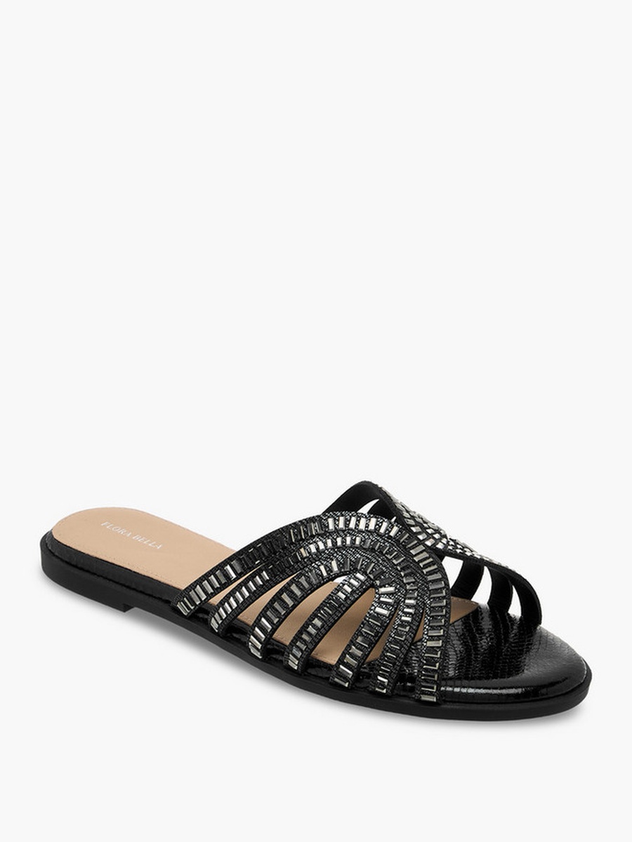 Women Embellished Slide Sandals 