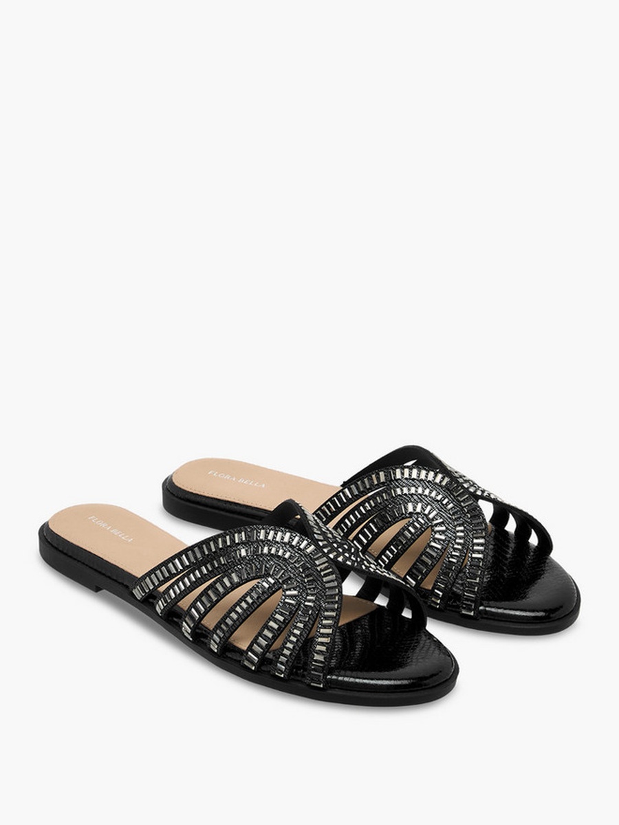 Women Embellished Slide Sandals 